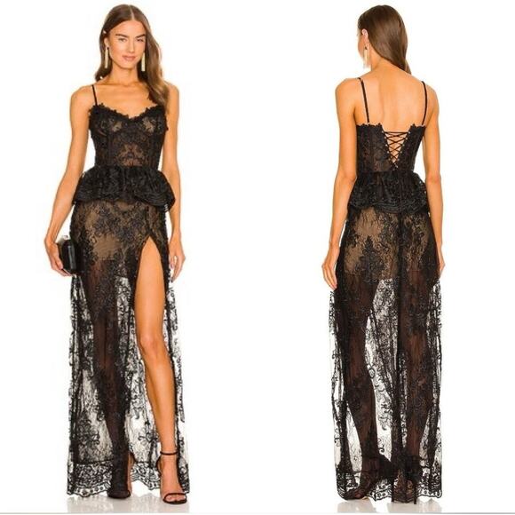 New NWT V. Chapman Ophilia Dress — Black Size 12 - Picture 8 of 8